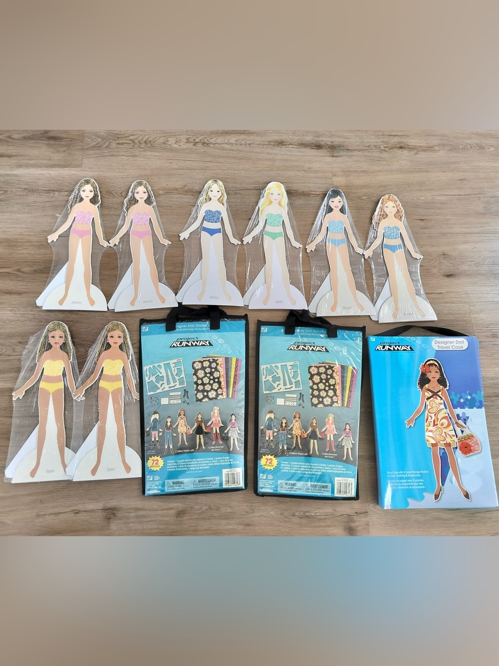 Vtg 2008 Project Runway Fashion Design Doll Lot